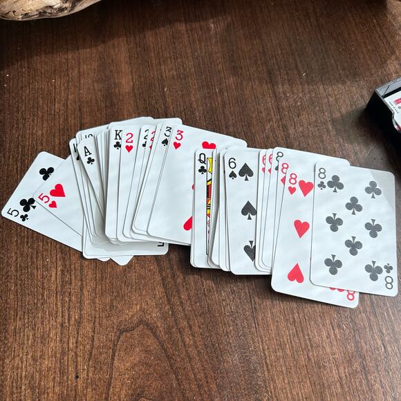 Vintage KEM Plastic Playing Cards – Florence Red with Case (USA) - Picture 3 of 6